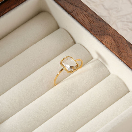 Anillo de Acero Rectangular