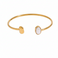 Brazalete de Acero con diseño Irregular