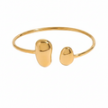 Brazalete de Acero con Diseño Irregular