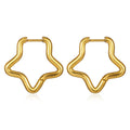 Argollas de Acero con Forma de Estrella