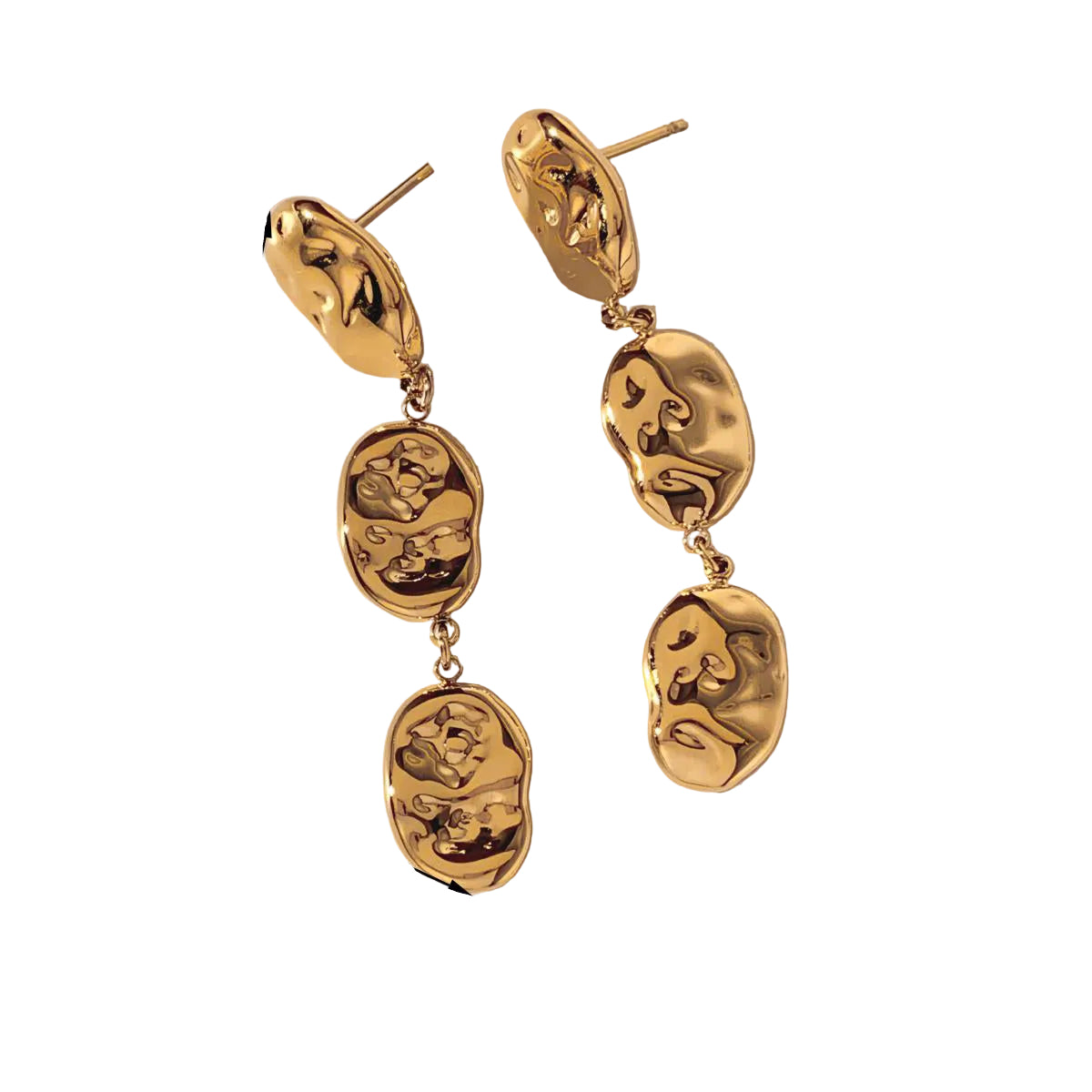 Aretes de Acero Estilo Pendientes