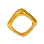 Anillo de Acero Cuadrado