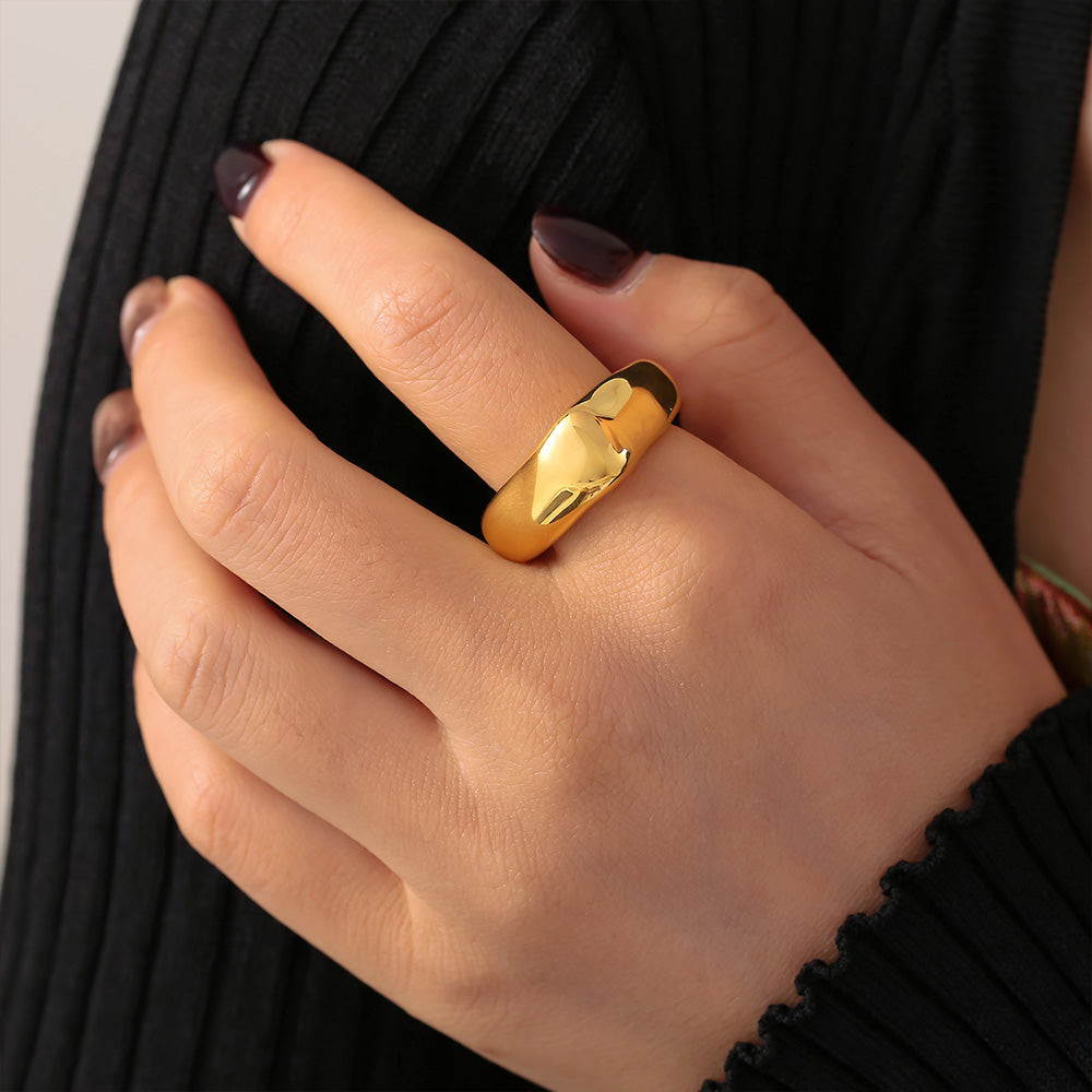 Anillo de Acero Cuadrado