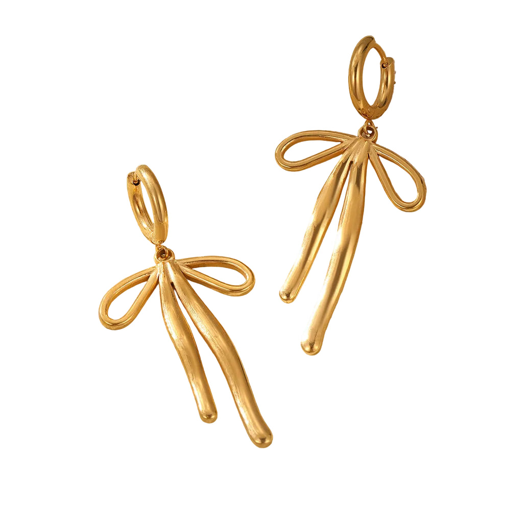 Aretes de Acero con Diseño Chongo