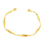 Brazalete de Acero con Diseño de Bola de Acero