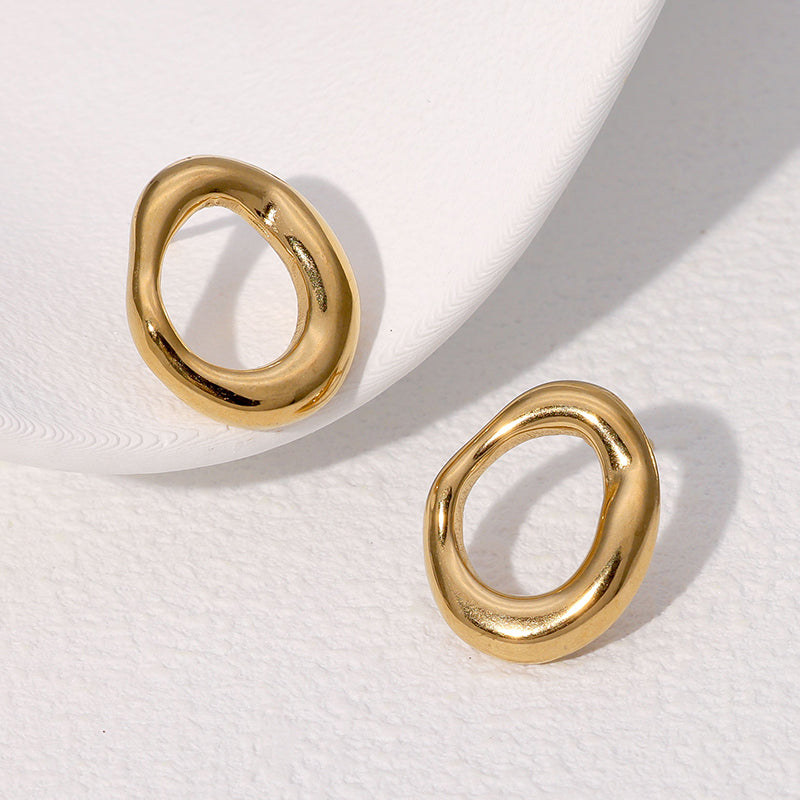 Aretes de Acero con Geométrico circular