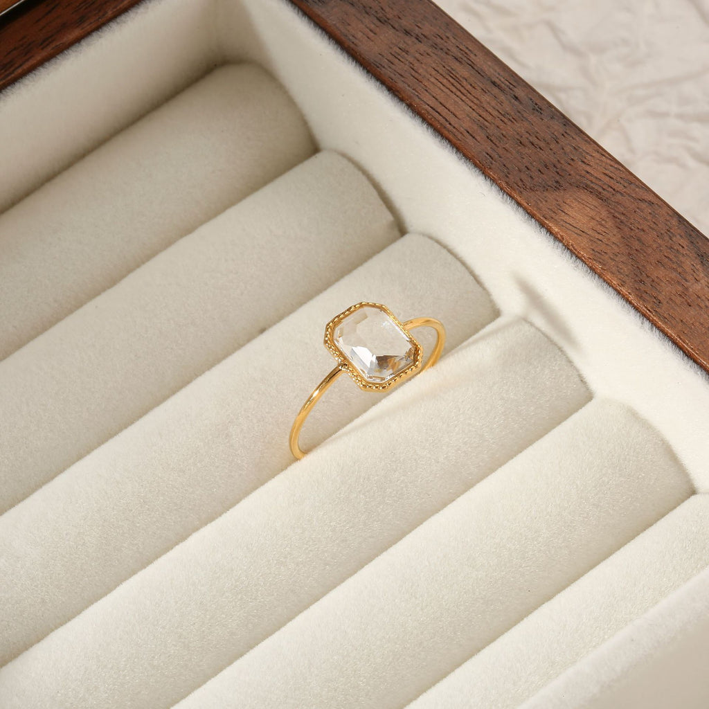Anillo de Acero Rectangular
