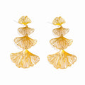 Aretes de Acero con Flor