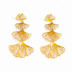 Aretes de Acero con Flor