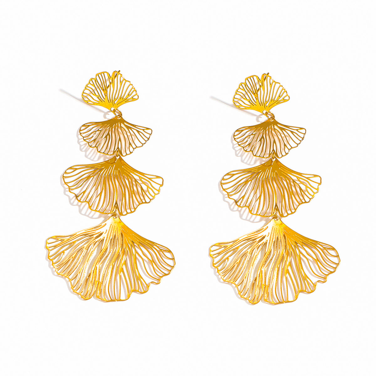 Aretes de Acero con Flor