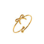 Anillo de Acero con Detalle Geometrico