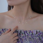 Collar de Plata con Detalle Geométrico