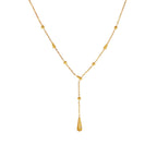 Lariat de Acero tipo Y con Caída Delicada