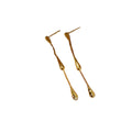 Aretes de Titanio con Detalle de Gotitas de Agua