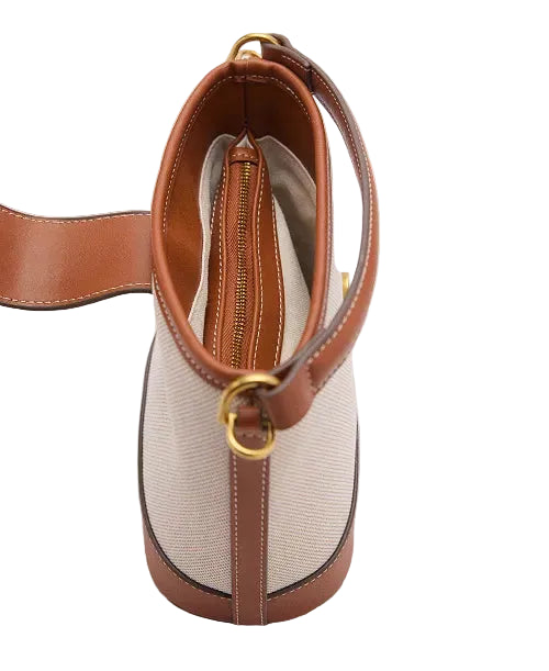 Bolso Miztique Lona y Piel