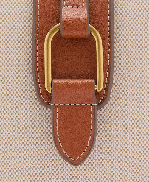 Bolso Miztique Lona y Piel