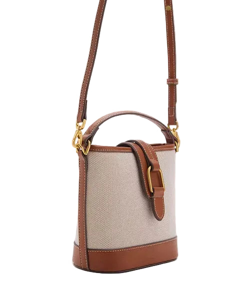 Bolso Miztique Lona y Piel