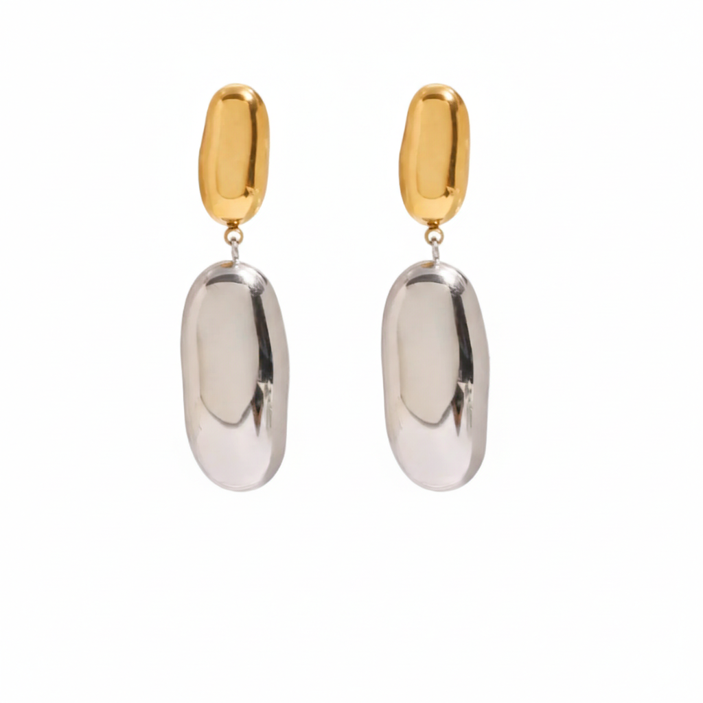 Aretes de Acero con diseño Irregular