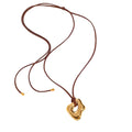 Collar de Acero con Dije Asimétrico
