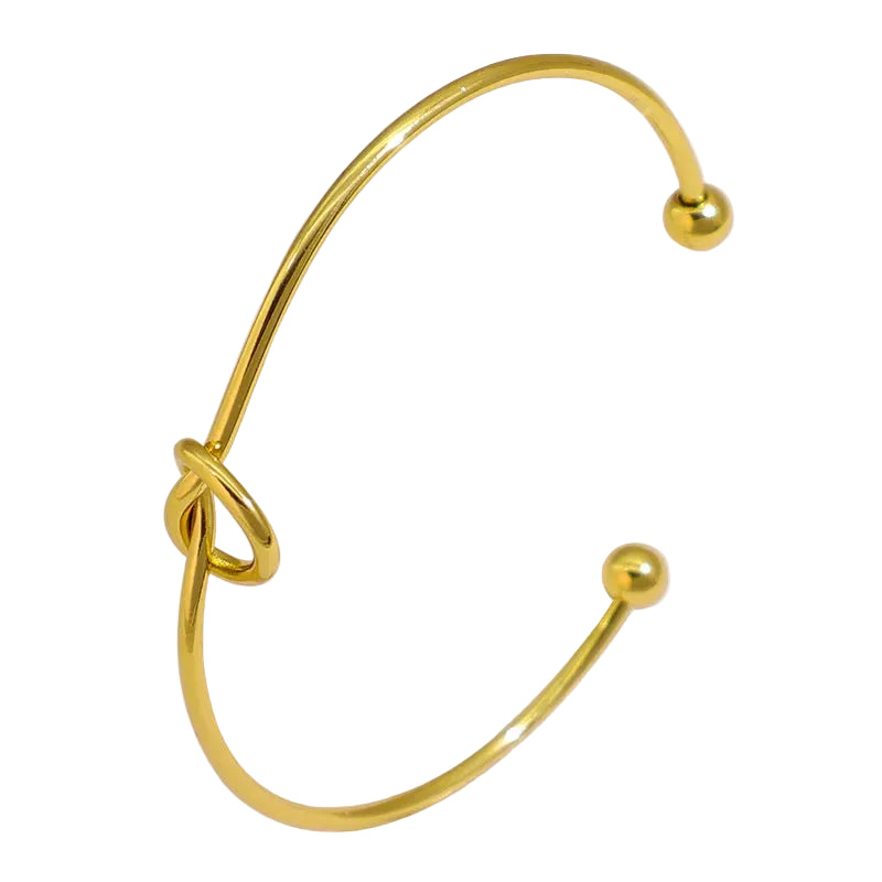 Brazalete de Acero con Nudo
