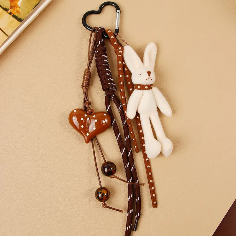 Keychains de Osito & Corazon