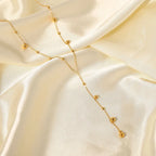 Collar Lariat de Pelotitas