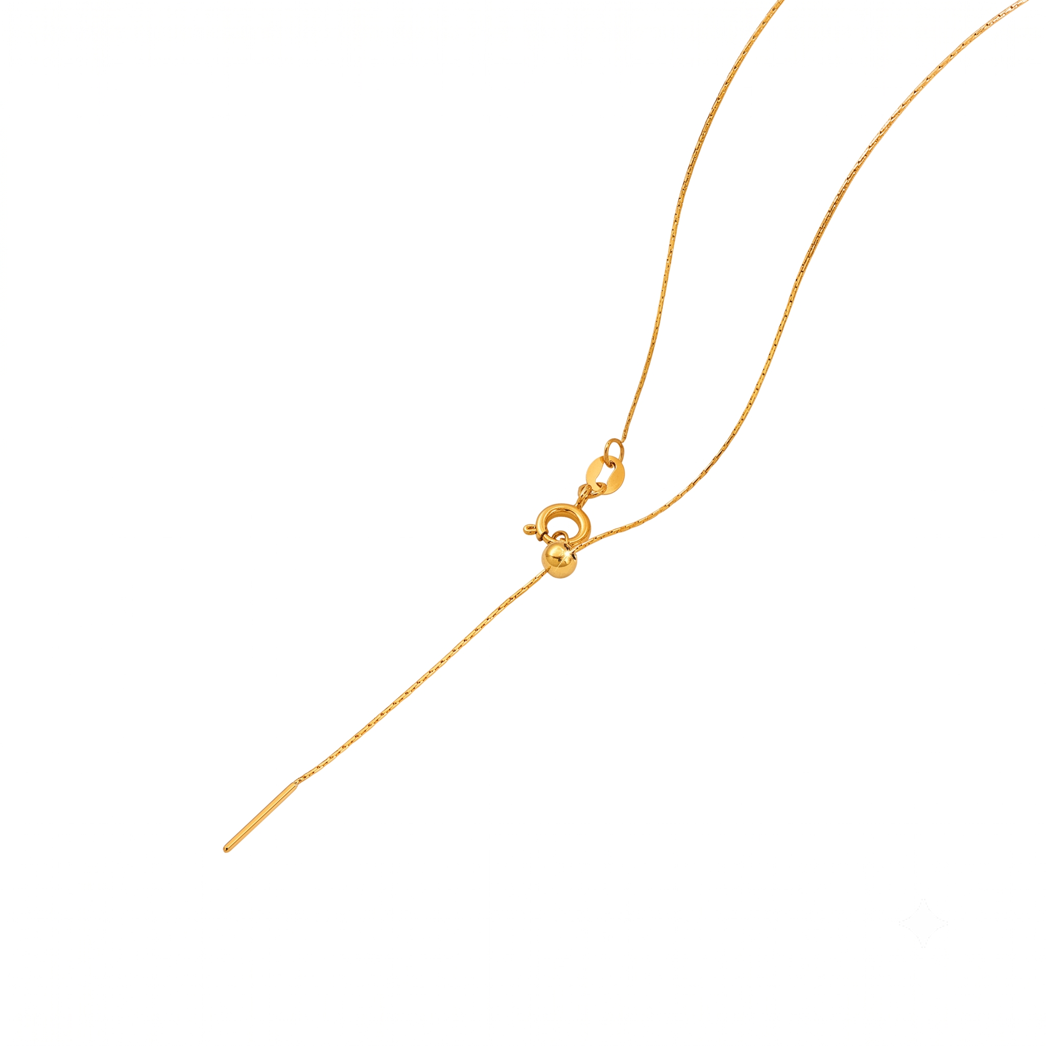 Collar de Titanio con Cadena Fina Ajustable