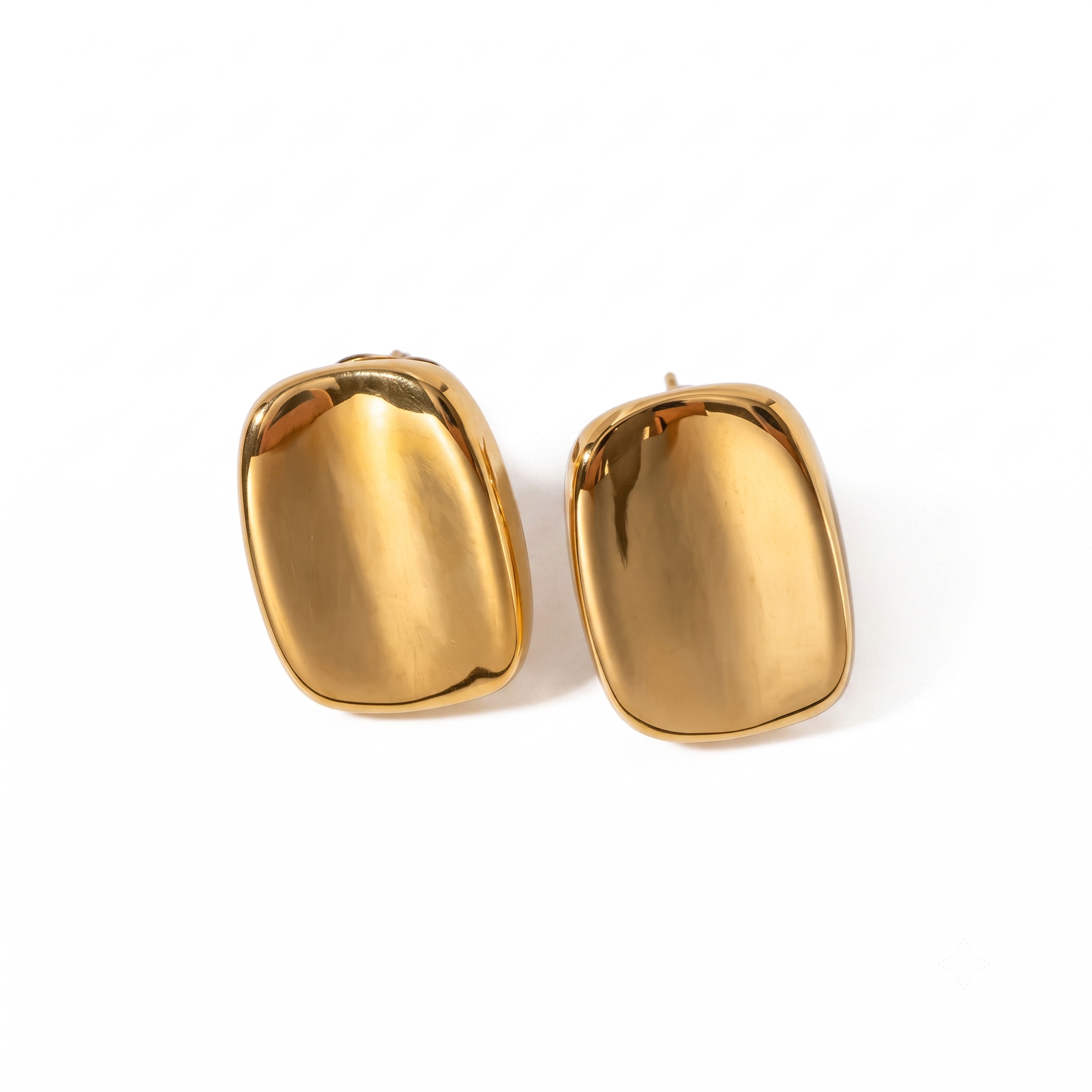 Aretes de Acero con Domo Rectangular Liso