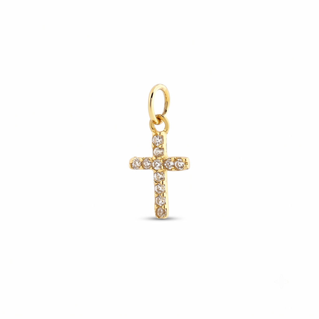 Dije de Plata con Cruz de Circonia