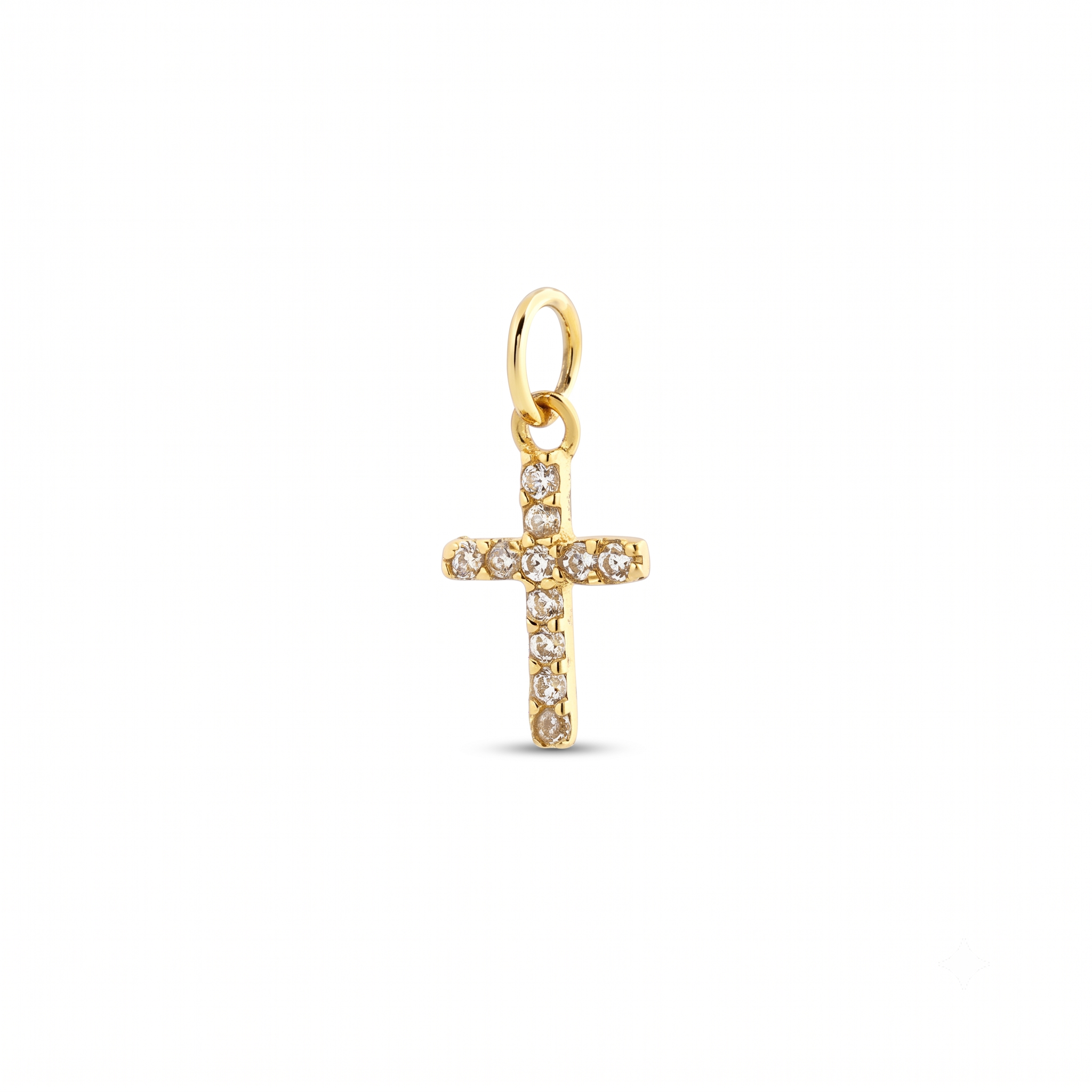 Dije de Plata con Cruz de Circonia