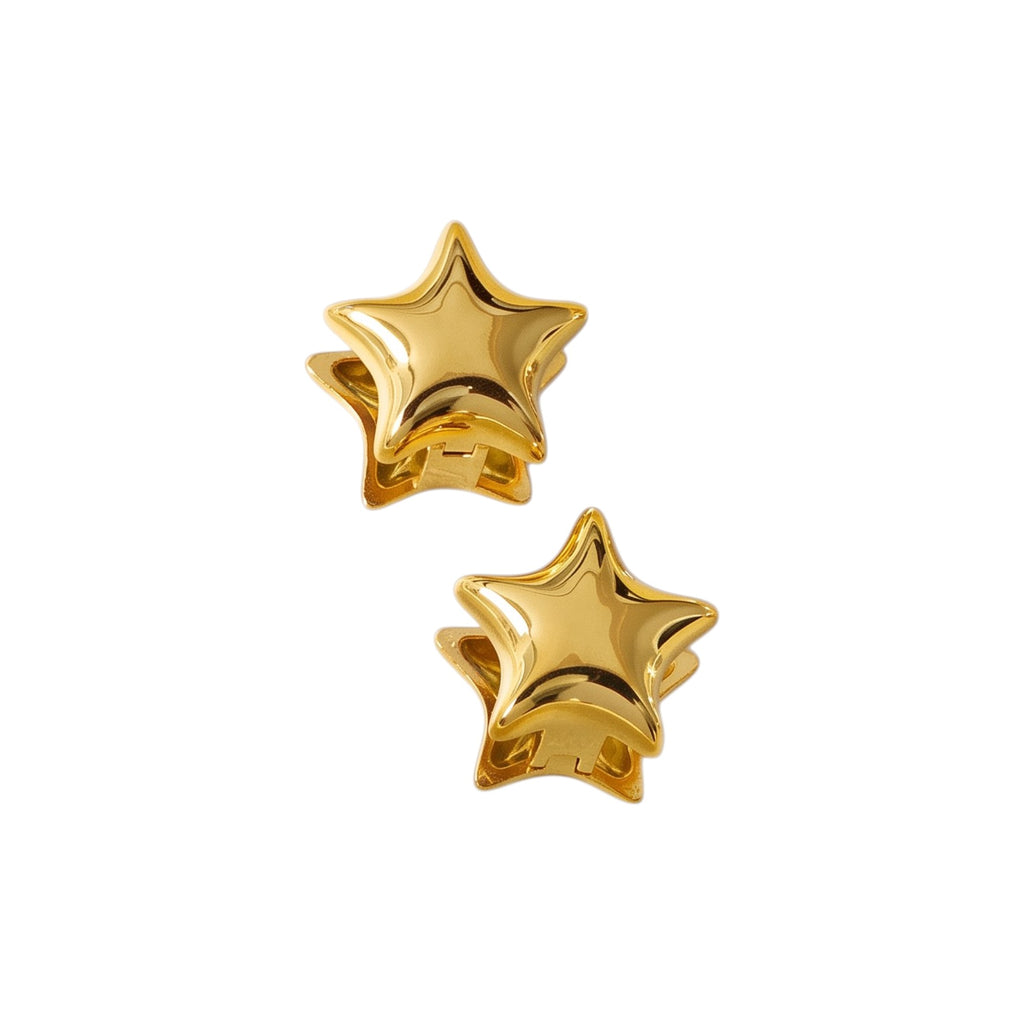 Argollas de Titanio con Forma de Estrella