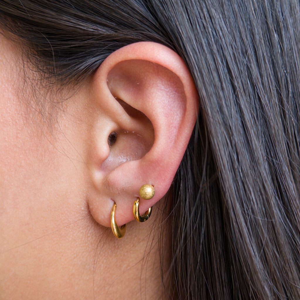 Piercing de Acero con Aro Grueso Liso (1 unidad)