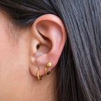 Piercing de Acero con Aro Grueso Liso (1 unidad)