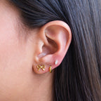 Piercings de Acero con Moño y Cierre de Bolita