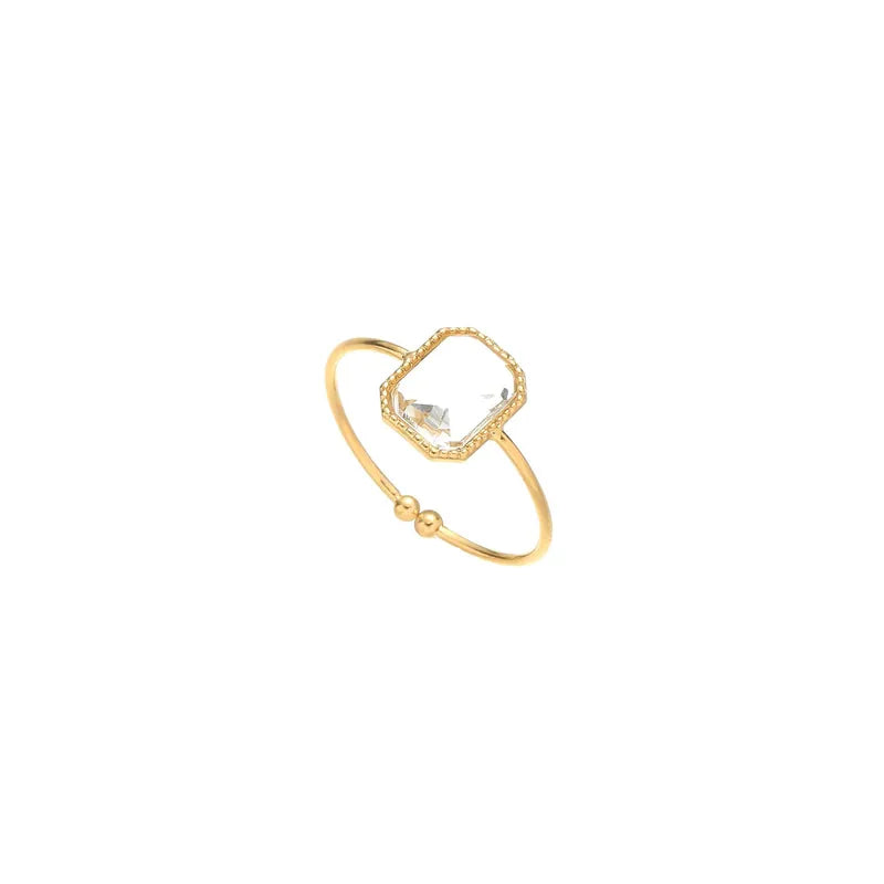 Anillo de Acero Rectangular