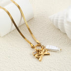 Collar de Acero con Charms