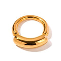 Anillo de Acero con diseño liso