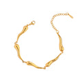 Pulsera con diseño de gota de agua