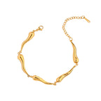 Pulsera con diseño de gota de agua