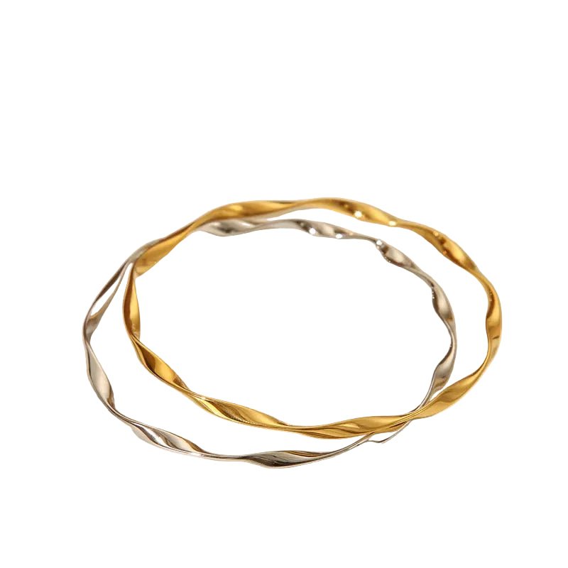 Brazalete de Titanio con Diseño Irregular