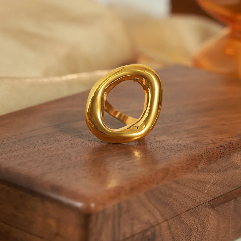 Anillo de Acero con Color Sólido