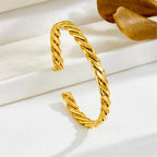 Brazalete de Titanio Trenzado