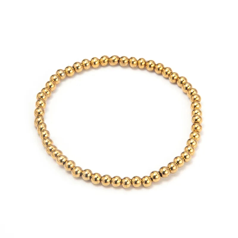 Pulsera de Acero con Detalle Redondo