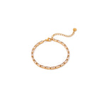 Pulsera de Acero con Zirconias en Cadena Tennis
