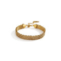 Pulsera de Acero con Malla Trenzada Ancha