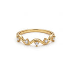 Anillo de Acero Ajustable con Zirconias en Distintos Diseños