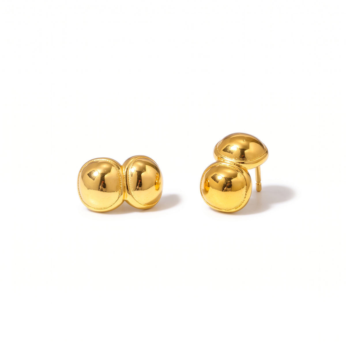 Studs de Acero con Doble Esfera Pulida