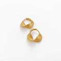 Argollas de Acero con Textura Tejida Voluminosa