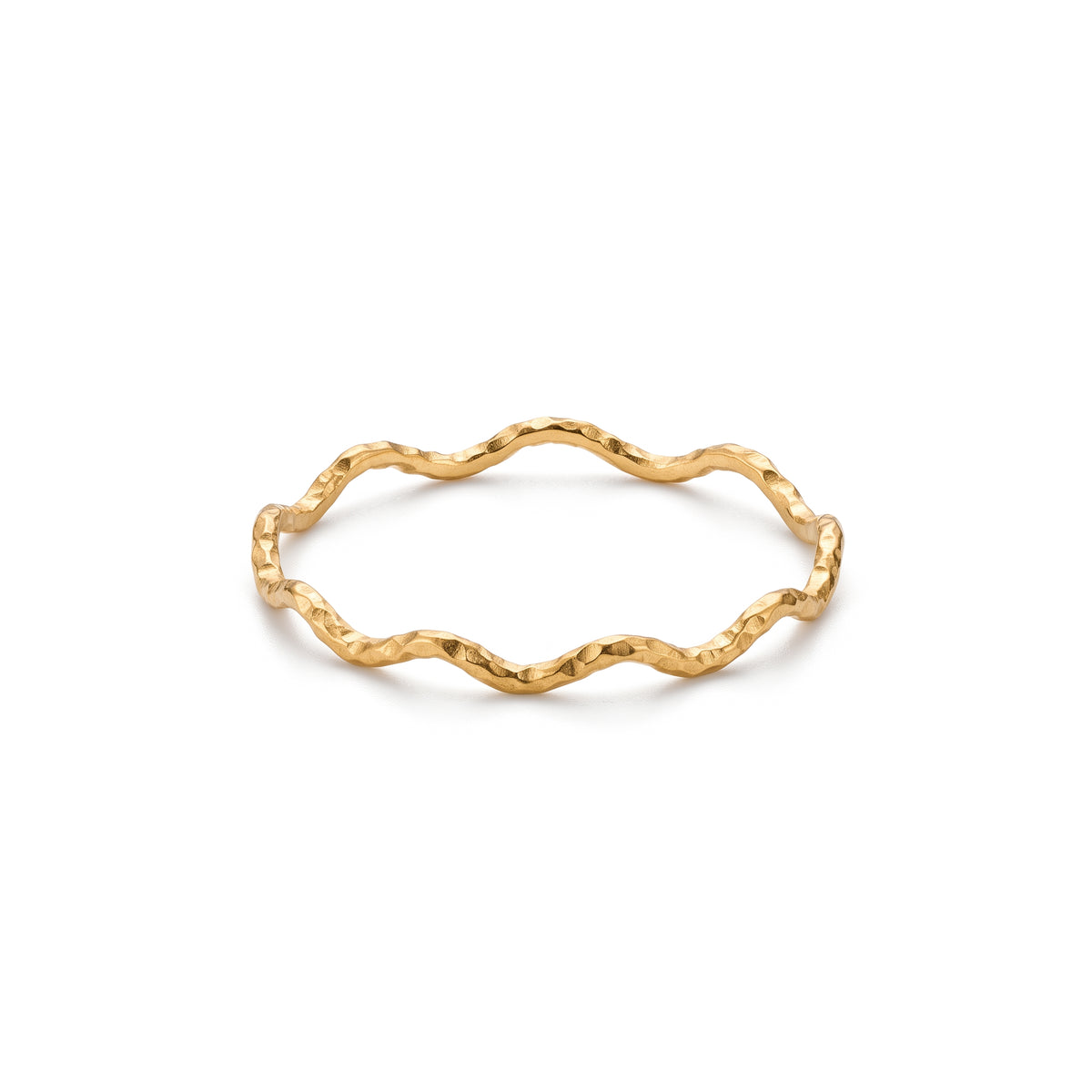 Anillo de Titanio con Ondas Texturizadas